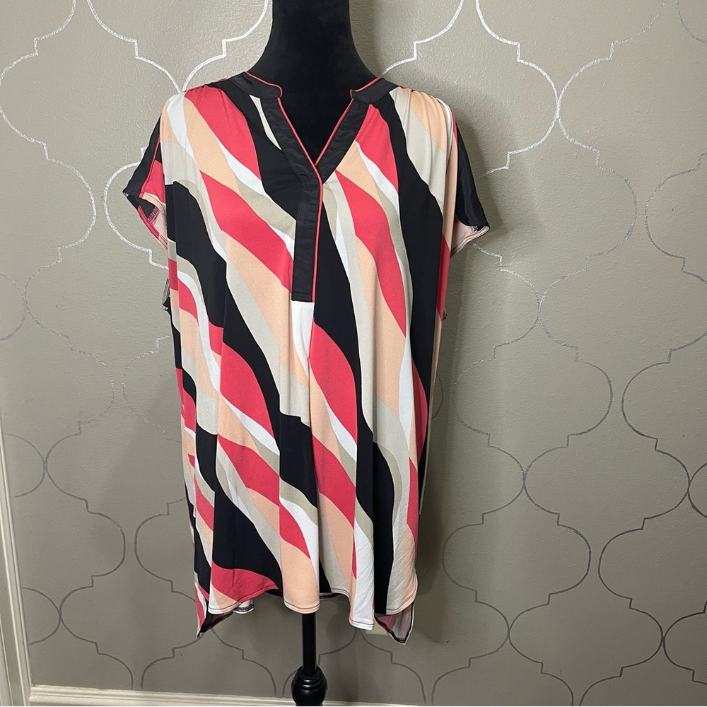 Worthington Capped Sleeve Tunic. Size 3X